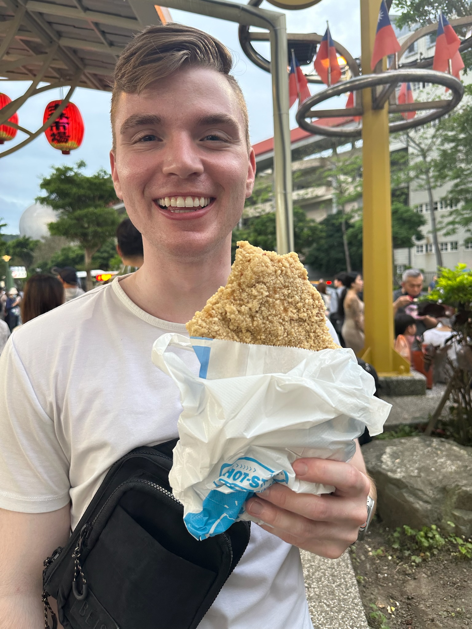 Eating my bodyweight's worth of food at one of Taiwan's night markets